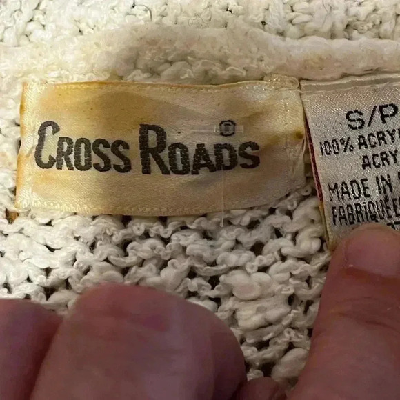 VINTAGE CROSS ROADS Short sleeves  knit 🌸 size S - Picture 2 of 7